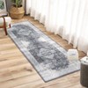 Area Rug Machine Washable Rug Non Slip Indoor Carpet Vintage Distressed Low Pile Rugs Foldable Retro Printed Rug for Bedroom Living Room Kids Room - 3 of 4