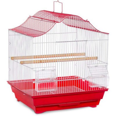 Prevue Pet Products Soho Wave Top Roof Bird Cage - Blue & White - SP41613B/W