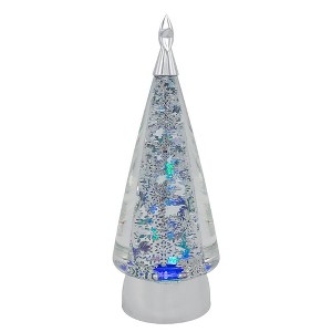 Kurt Adler 11.5-Inch Battery-Operated USB LED Rotating Christmas Tree - 1 of 4