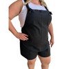 Women's Tie-Knot Strap Pocket Overalls - First Love - 2 of 2