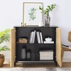 KTMBDW 37.5" Sideboard Cabinet with 2 Doors, Sideboard Buffet Cabinet with Storage, Coffee Bar with Shelves for Kitchen Storage - 3 of 4