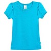 City Threads Girls 100% Cotton Short Sleeve Puff Classic Fit Tee - USA-Made - 3 of 4