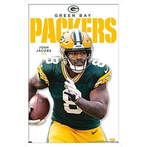 Trends International NFL Green Bay Packers - Josh Jacobs Feature Series 25 Framed Wall Poster Prints - 1 of 4