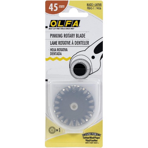 Olfa 45mm, Pinking Rotary Blade Refill (Pack of 1)