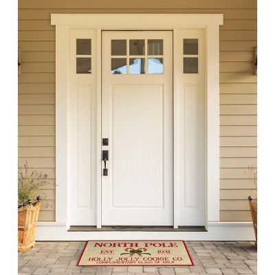Holly Jolly Cookie Coir Christmas Outdoor Doormat