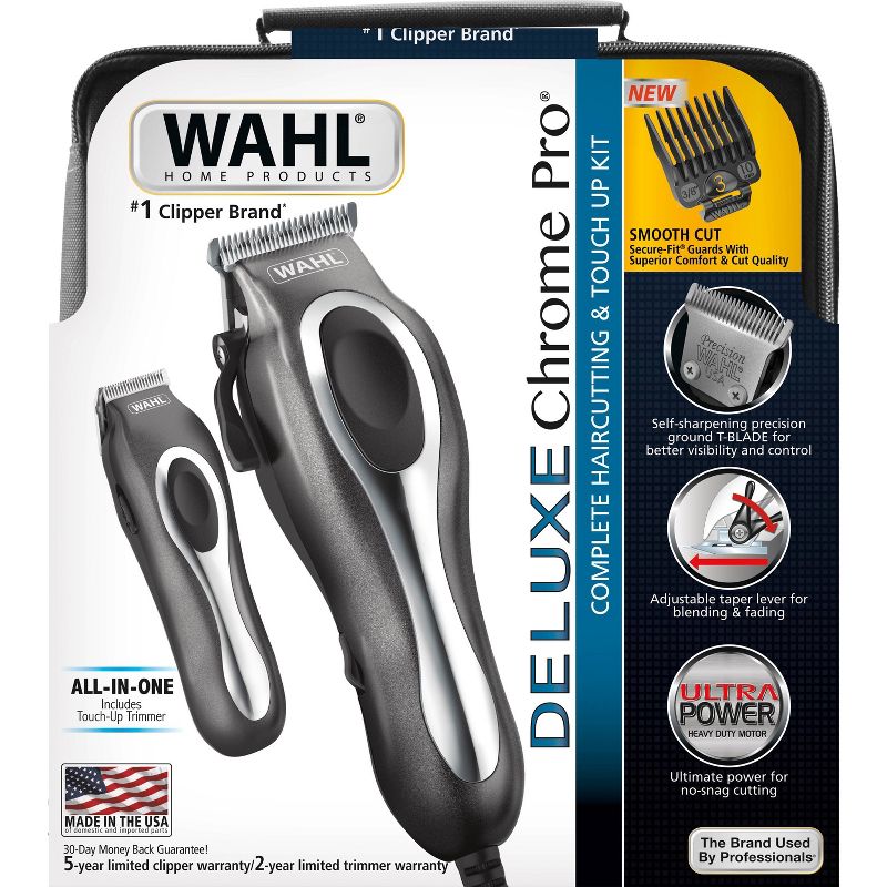 Wahl Deluxe Chrome Pro Hairclipper, 3 of 5