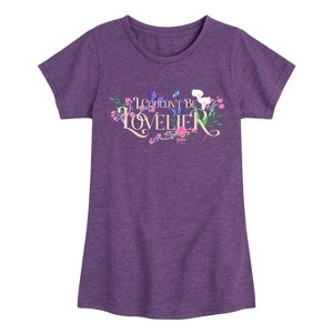 Girls' - Wicked - Glinda -Youth Girls Short Sleeve T-Shirt Fitted Short Sleeve Graphic T-Shirt - 1 of 4