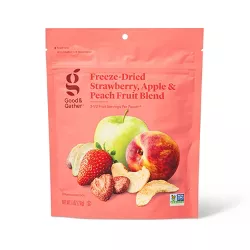 Apple, Strawberry, & Peach Freeze Dried Fruit Blend - 1oz - Good & Gather™