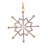Jeweled Metal Snowflake Ornament (Set of 12) - 3 of 4