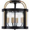 Artcraft Lighting Aurelia 4 - Light Flush Mount in  Black/Brushed Brass - 2 of 4