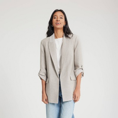 Women's Rolled Up Sleeve Blazer - A New Day™
