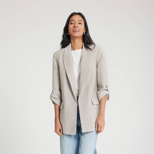 Women's Rolled Up Sleeve Blazer - A New Day™ - 1 of 4