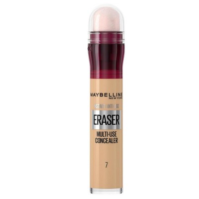 Maybelline New York Instant Age Eraser Multi-Use Concealer | Formula enriched with goji berry and haloxyl to slow down skin aging - (07) Sand