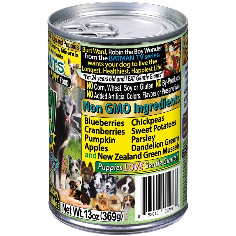 Gentle Giants Grain Free Wet Dog Food - 13oz, 5 of 7