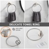 Itopfox Bathroom Accessory Set with Brushed Nickel Finish, 4-Piece Towel Rack and Hardware Set for Modern Bathrooms - 3 of 4