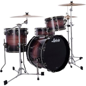 Ludwig Maple Exotic 3-Piece Downbeat Shell Pack with 20 in. Bass Drum - 1 of 3