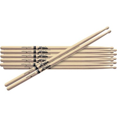Promark 6-Pair American Hickory Drumsticks Wood 5B