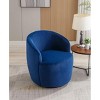 CAVINAS 360 Degree Swivel Chairs, Fabric Barrel Chair, Swivel Accent Chair, Single Sofa Chair, Round Armchair for Living Room, Bedroom - 2 of 4