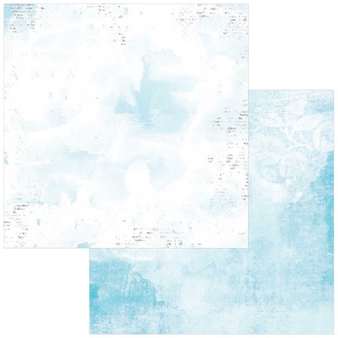 Color Swatch: Ocean Double-sided Cardstock 12x12-#4 : Target