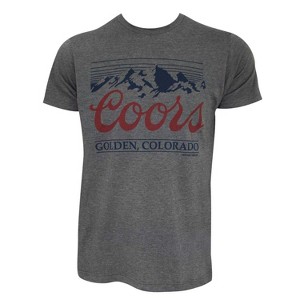 Adult Coors Golden Colorado Grey Tee Shirt - 1 of 2