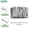 Unique Bargains Reusable Metal Twist Ties Bread Candy Bags 800 Pcs - 3 of 4