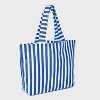 Canvas Beach Striped Tote Bag - Shade & Shore™ - 3 of 4