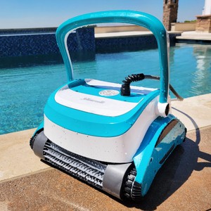 XtremepowerUS 150W Robotic Vacuum Cleaner In-Grounds Pools Efficient Dual Scrub - 1 of 4