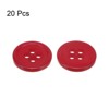 Unique Bargains Sewing Resin Round Flat 4-Hole Replacement Craft Buttons 20 Pcs - 3 of 4