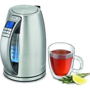 Cuisinart CPK-20FR 1.7L Digital PerfecTemp Cordless Electric Kettle Silver - Certified Refurbished - 1 of 4