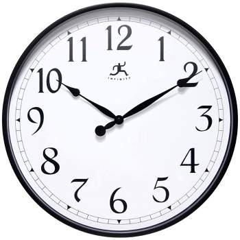 18" Silent Movement Wall Clock - Infinity Instruments