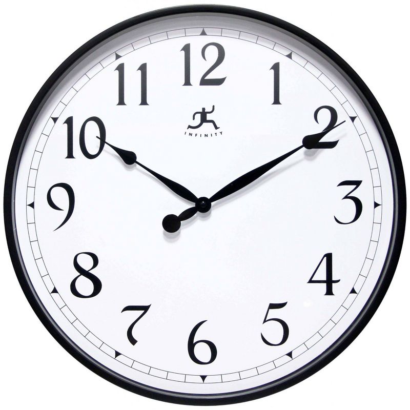 18" Silent Movement Wall Clock - Infinity Instruments, 1 of 8