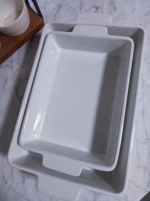 2pc Stoneware Square Baking Dish Set - Figmint™ : Target