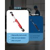 26 Inch Hydraulic Pull Back Ram, 10-Ton Capacity, with Swivel Hooks, for Porta Power Body Shop Frame Tools, Hydraulic Ram- for Car Repair Shop, Red - 3 of 4