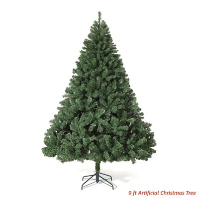 4.5Ft/6ft /7.5Ft/9 ft Artificial Christmas Tree, Realistic Premium Spruce Hinged Christmas Tree, Holiday Christmas Tree w/Metal Hinges