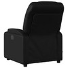 vidaXL Massage Recliner Chair Black Faux leather, metal, plywood Single - 4 of 4