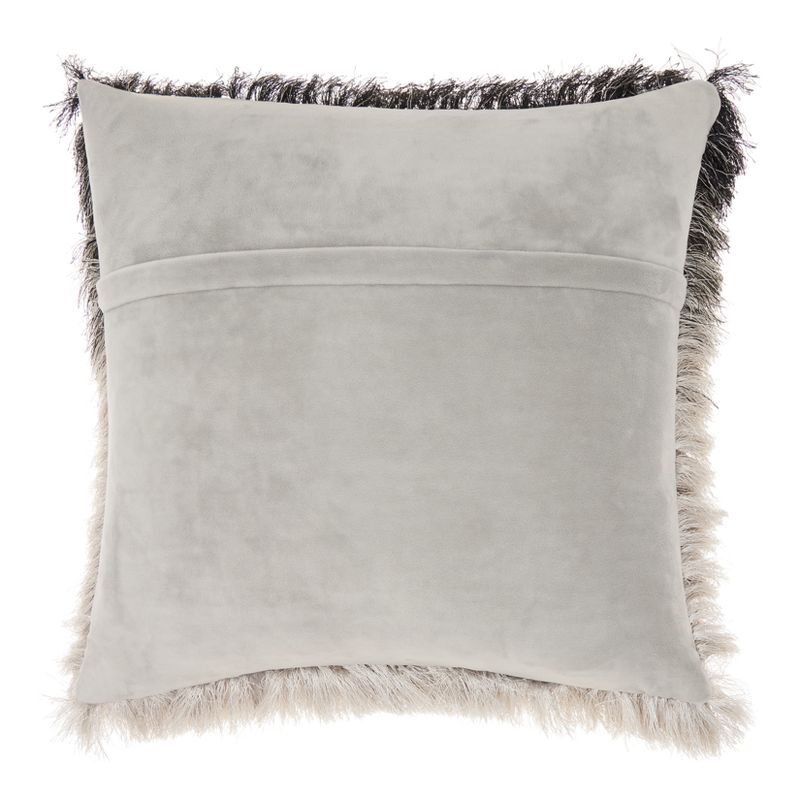 20"x20" Oversize Illusion Shag Ombre Square Throw Pillow - Mina Victory, 3 of 5