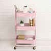 We R A La Cart Storage Cart With Handles-Pink - 4 of 4