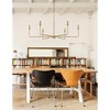 Savoy House Salerno 6 - Light Chandelier in  Warm Brass - 3 of 4