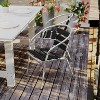 Flash Furniture Lila Aluminum Commercial Indoor-Outdoor Restaurant Stack Chair with Triple Slat Faux Teak Back - 2 of 4