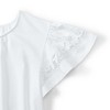 Lands' End Women's Lightweight Jersey Crew Neck Ruffle Sleeve Flowy Top - 4 of 4
