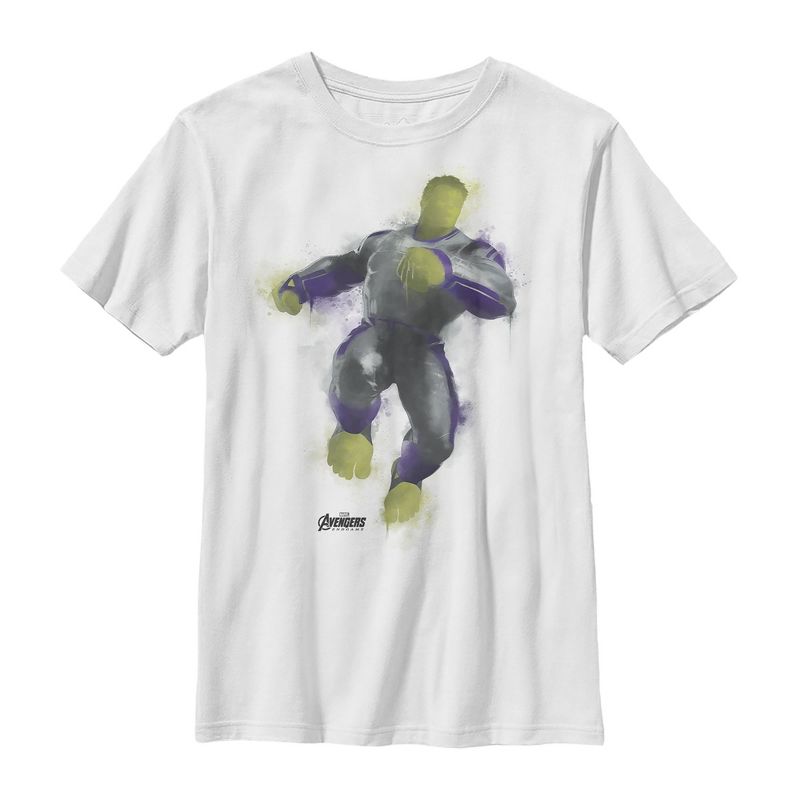 Boy's Marvel Avengers: Endgame Hulk Spray Paint T-Shirt, 1 of 5