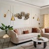 Dewdrop Industrial Gold Wall Light 1-Light, Long Arm Adjustable Brass Wall Light - 4 of 4
