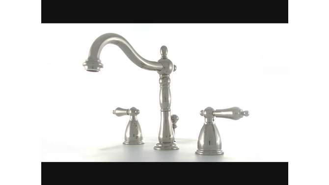 Victorian Widespread Bathroom Faucet - Kingston Brass, 2 of 7, play video