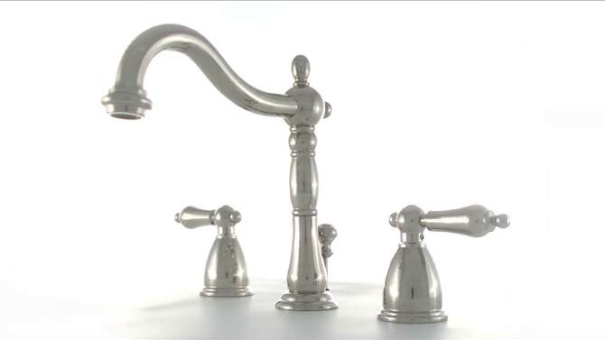 Victorian Widespread Bathroom Faucet - Kingston Brass, 2 of 7, play video