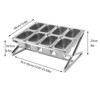 YIYIBYUS Inclined Expandable Spice Rack Set, Countertop Condiment Holder - 4 of 4