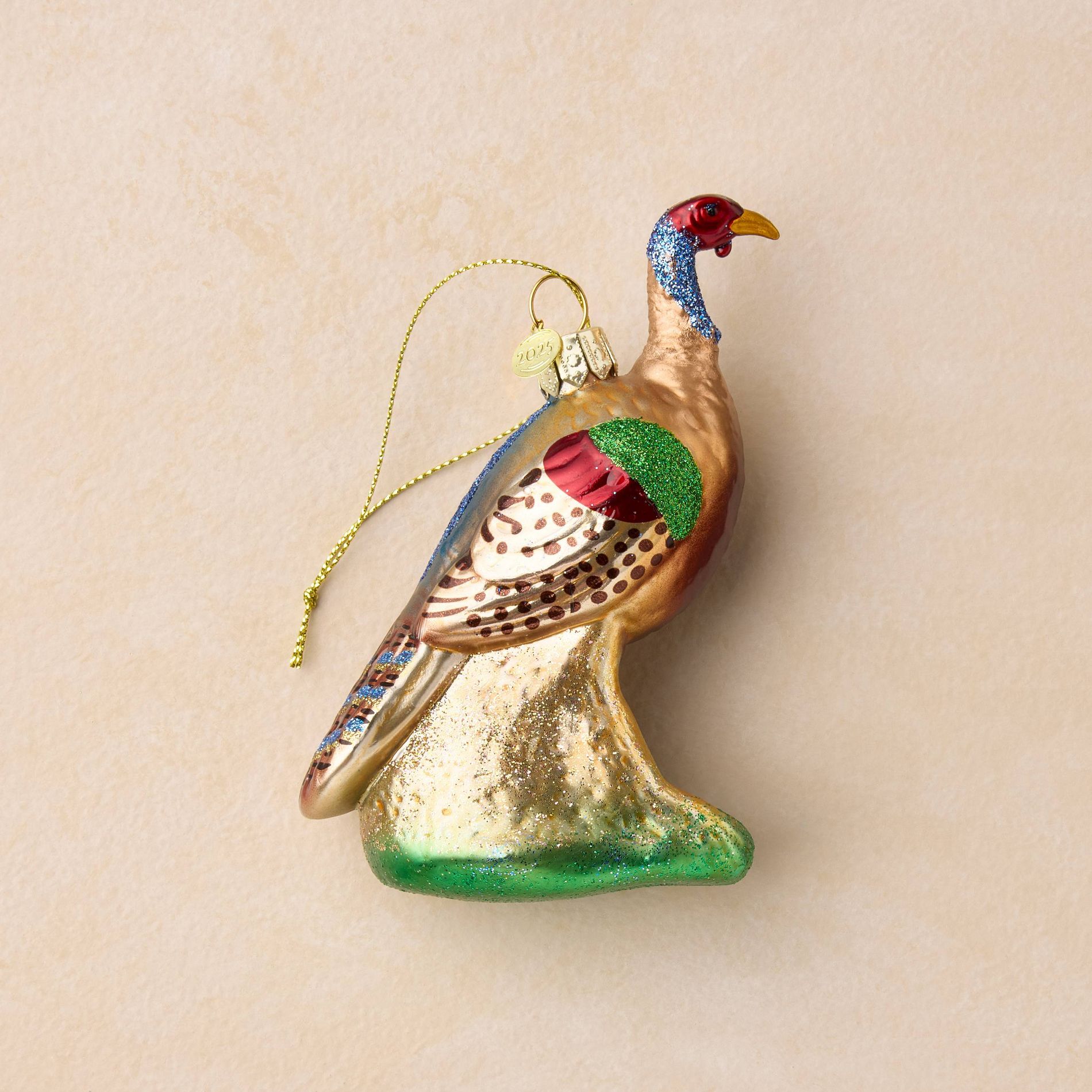 John Derian for Target Glass Turkey Ornament