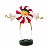 Lori Mitchell 8.75 In Patsy & Peppie Mint Christmas Figurine Set , Lightweight Christmas Decor Peppermint Candy Christmas (2PC) - 3 of 4