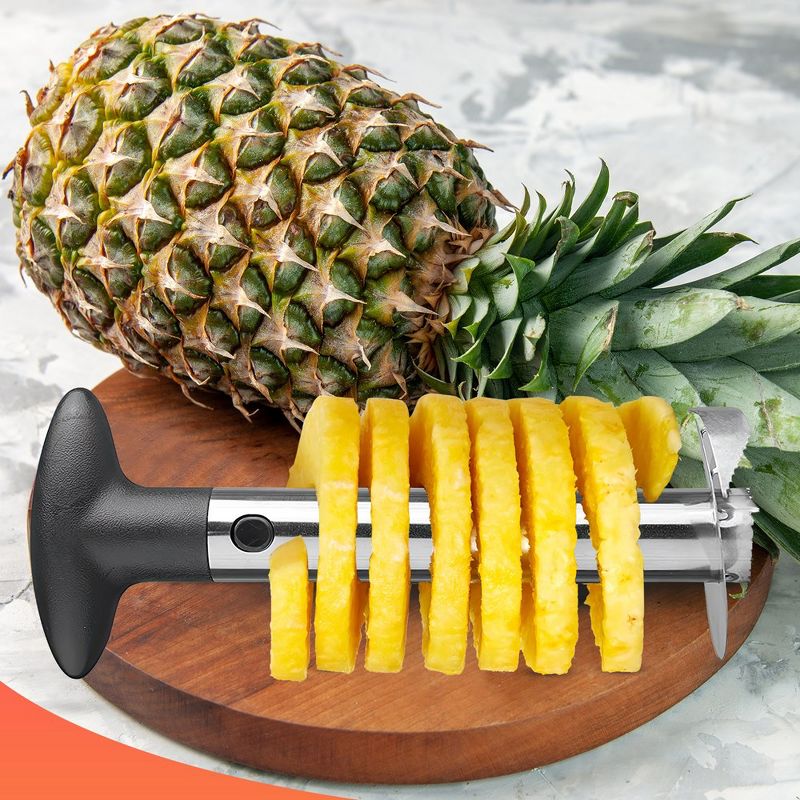 Cheer Collection Pineapple Corer And Slicer, 4 of 8