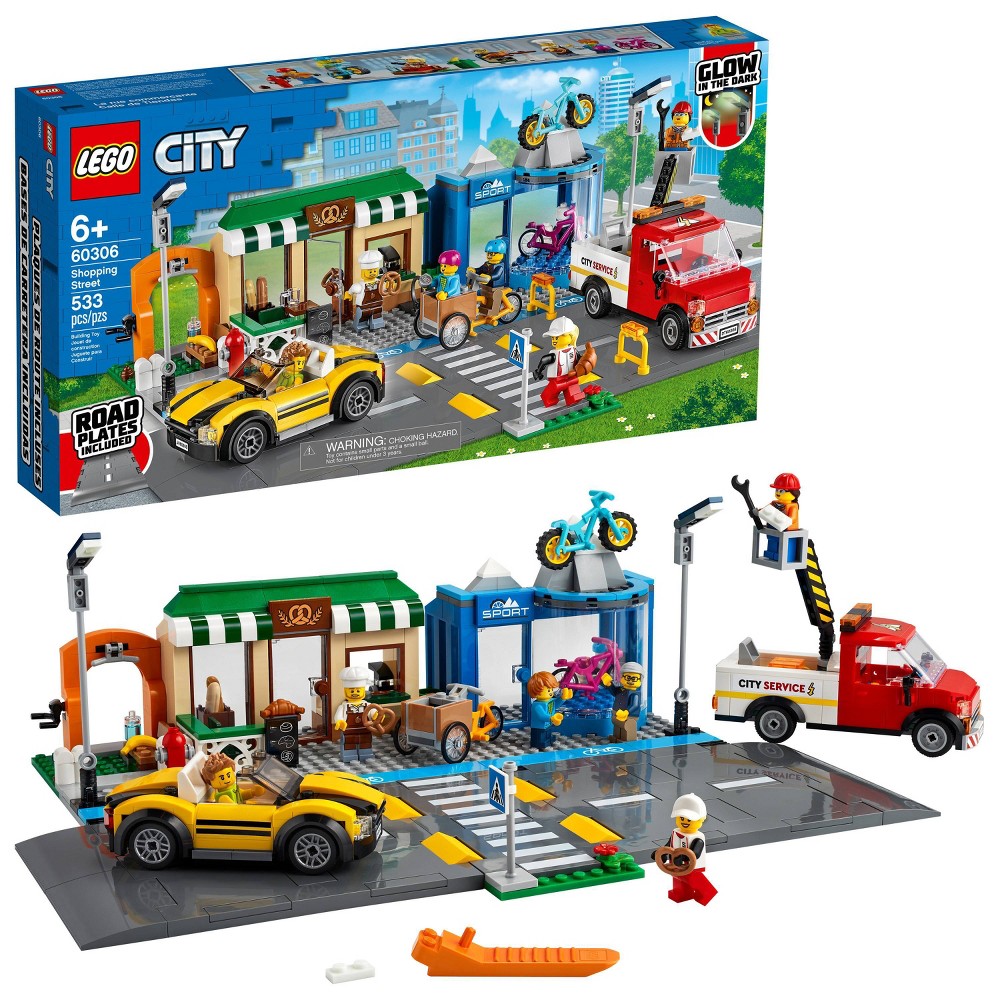UPC 673419345163 product image for LEGO City Shopping Street Building Kits 60306 | upcitemdb.com