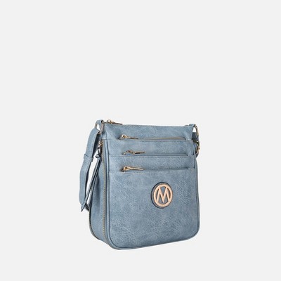 MKF Collection Salome Shoulder Crossbody Women’s Handbag Expandable Multi-Compartment Vegan Leather by Mia K